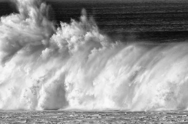 istock Large Turbulent Ocean Waves Off California Coast 802749324