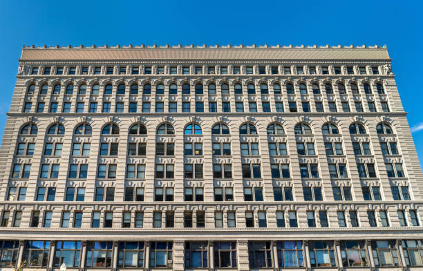 Ellicott Square Building, a historic office complex, completed in 1896. Buffalo - New York Ellicott Square Building, a historic office complex, completed in 1896. Buffalo - New York, USA ellicott city stock pictures, royalty-free photos & images
