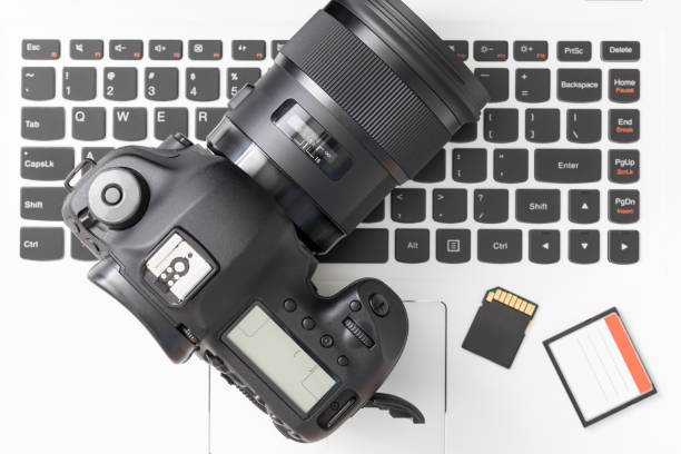 istock Modern digital DSLR camera. Photography concept. 802777938