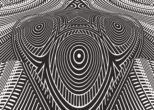 Halftone Pattern Face Halftone Pattern With Funny Mascot Face Stock Illustration - Download ...