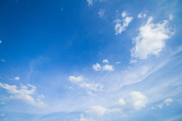 istock blue sky and clouds in good weather days 802799200