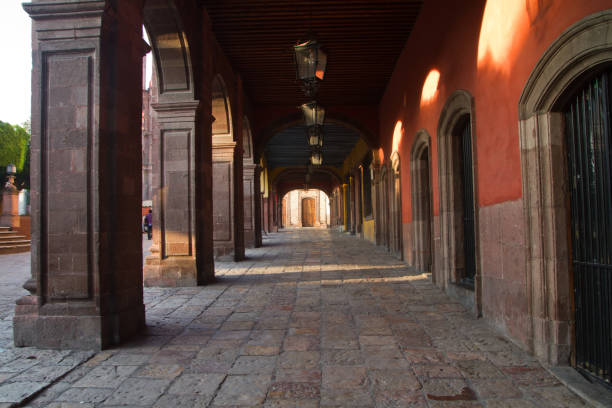 istock San Miguel de Allende street with arcade 802819446