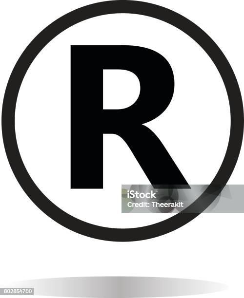 Registered Trademark Icon On White Background Registered Trademark Symbol Stock Illustration - Download Image Now