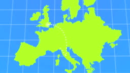 Animated Travel And Business Trip Infographic On Green Europe Earth Map 4k Rendered Video Stock Video - Download Video Clip Now - iStock Animated Travel And Business Trip Infographic On Green Europe Earth Map 4k Rendered Video Stock Video - Download Video Clip Now - iStock