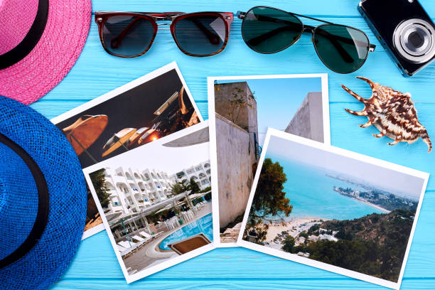 istock Photos of vacation, beach accessories. 802859710