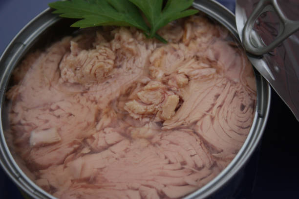 istock Canned tuna in oil 802888768
