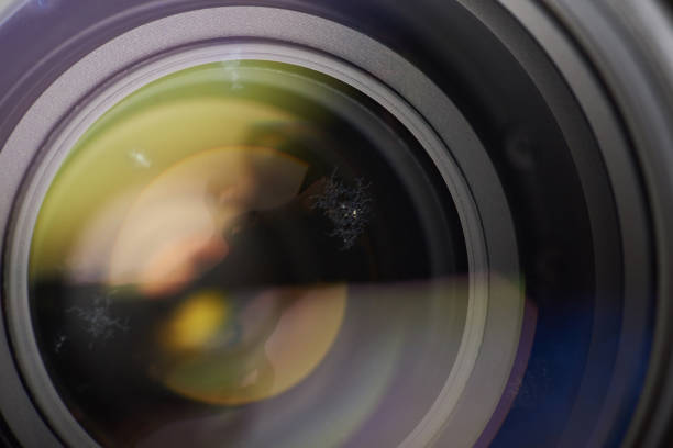 istock Optic surface with fungus disease 802896070