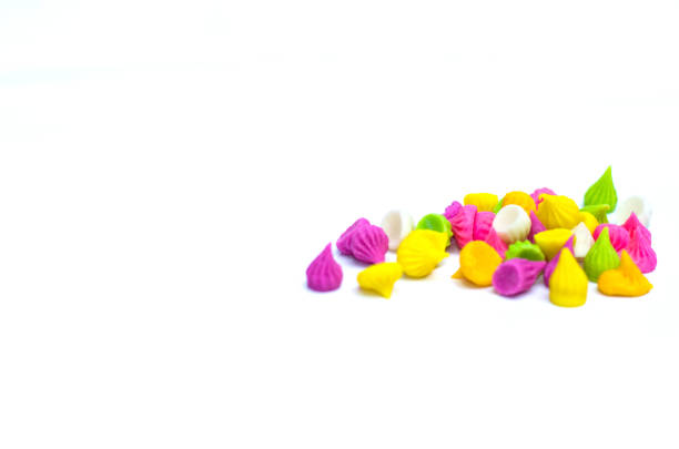 istock colorful alua sweet candy thai style, dessert thai on white background, copy space 802896096