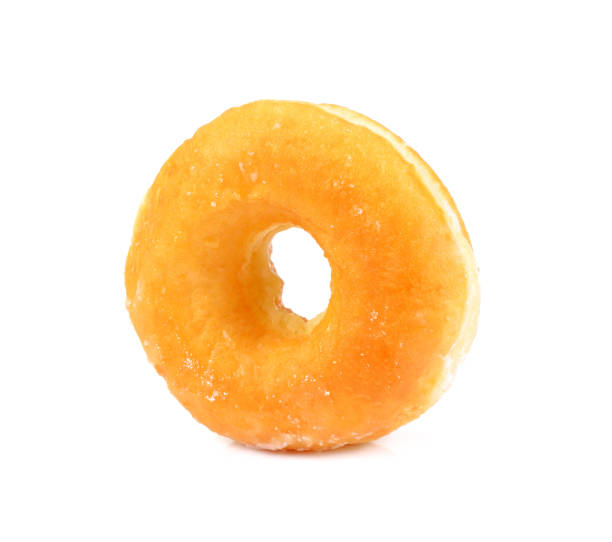 istock Donut isolated on a white background. Fresh donut 802896246