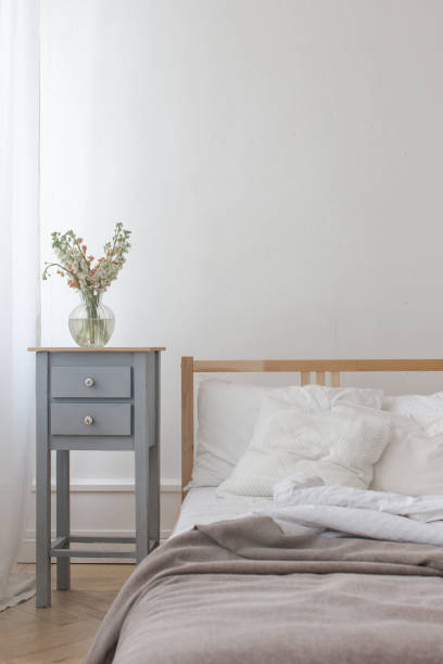 istock View of an unmade crumpled bed 802917572