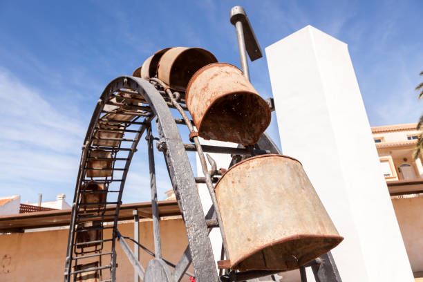 Historic water mill in town Fuente Alamo de Murcia, Spain