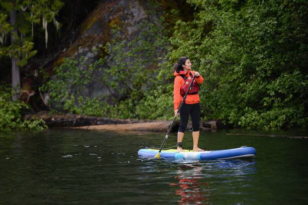 Paddle boarding Bliss - foto de stock