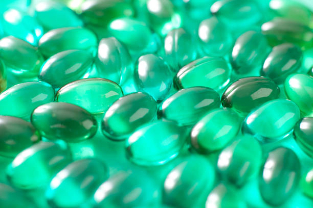 istock Green gel pills 802969750