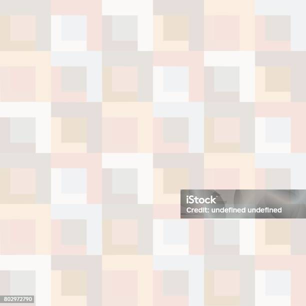 Pastel Geometric Color Block Geometric Seamless Pattern Stock ...