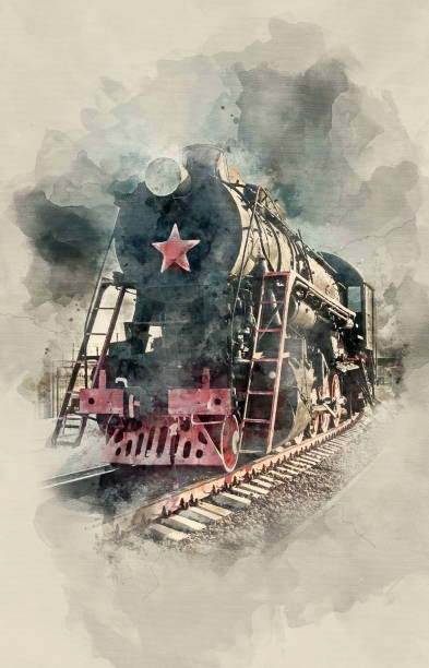 istock old steam locomotives 802987178