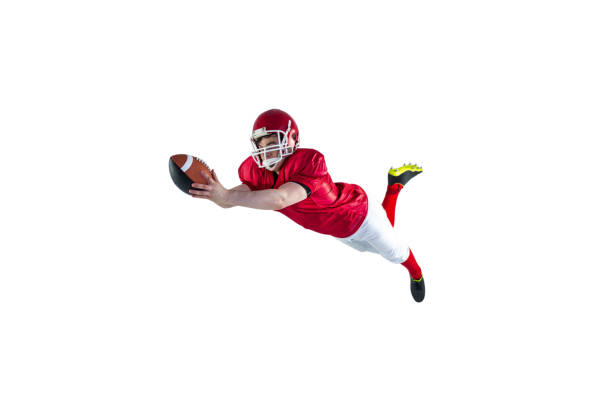 istock American football player scoring a touchdown 803004758