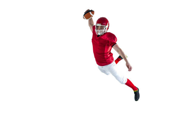 istock American football player scoring a touchdown 803004808