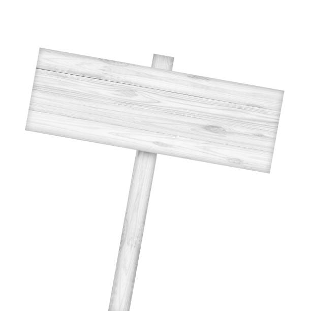 istock Wooden sign isolated on white background 803026572