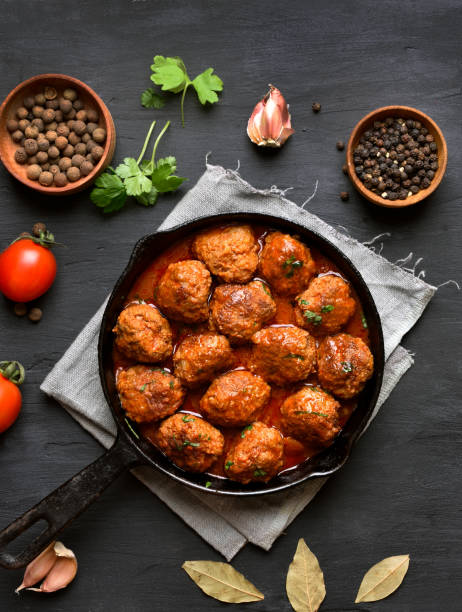 istock Meatballs with tomato sauce 803063264