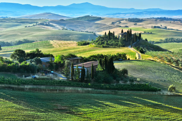 istock Landscape view of Val d'Orcia, Tuscany, Italy 803070854