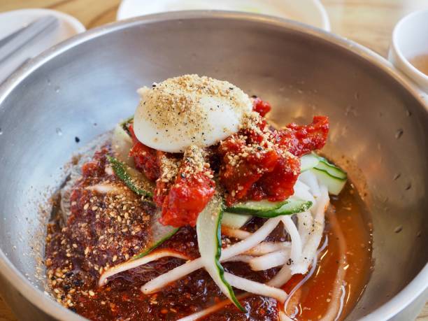 istock Korean food, cold noodles 803094774