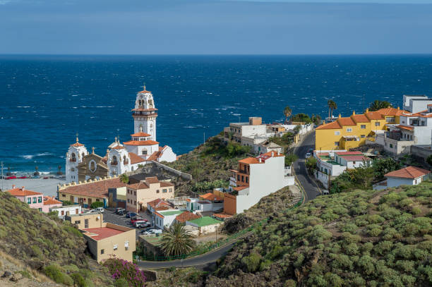 istock Basilica de Candelaria and Atlantic ocean 803095522