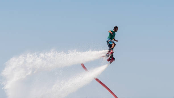 istock Flyboard extreme sport adventure 803098388