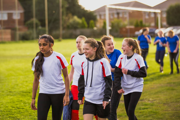 istock Rugby Girls Setting the Pitch Up 803101354