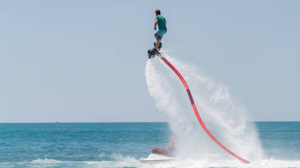 istock Flyboard extreme sport adventure 803113426