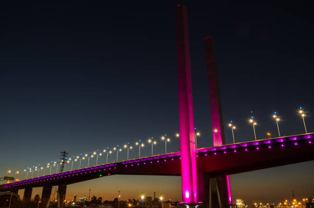 istock Bolte Bridge at Docklands in Melbourne 803126454