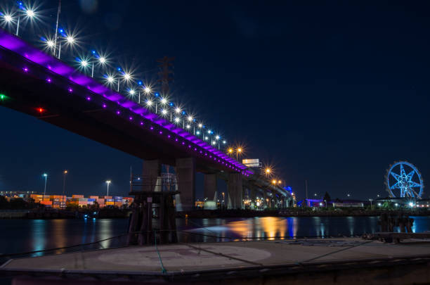 istock Bolte Bridge at Docklands in Melbourne 803131476