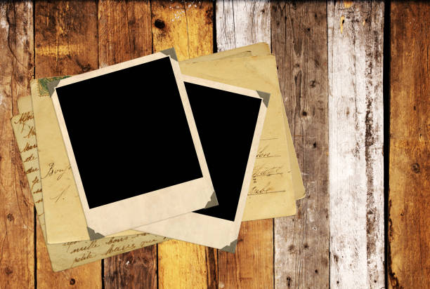 istock Vintage photo on old wooden boards 803133714
