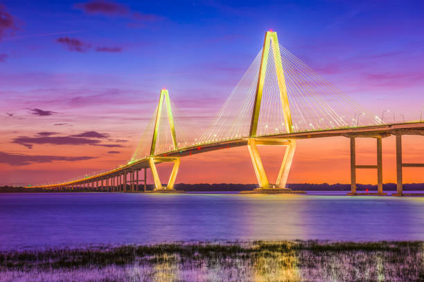 istock Charleston, South Carolina, USA Bridge 803137620