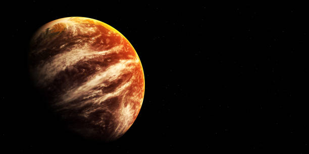 istock Space scene with planet and star sky 803138108
