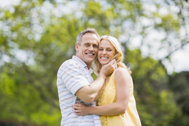 istock Happy couple about to kiss 803138558