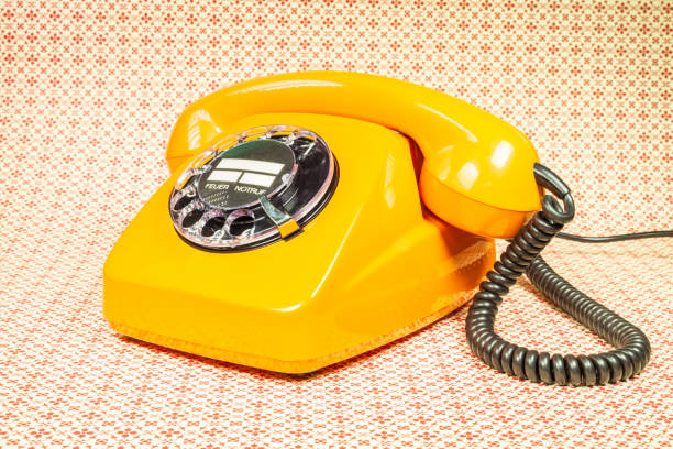 istock Retro oranges telephone from Germany 803167968