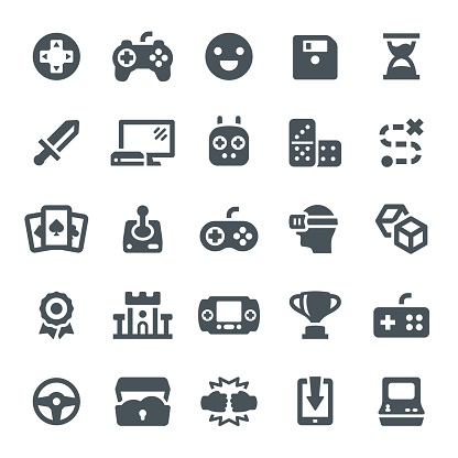 Video game, leisure games, icons, joystick, gamepad, icon, game machine