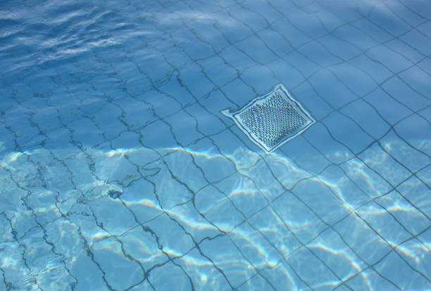 istock clear pool water and metal grill for recirculation and purificat 803200914