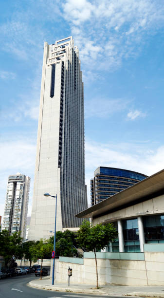 Benidorm, Spain - September 23: Gran Hotel Bali with its 186 meters high (210 meters including the mast) is the tallest hotel in Europe and is located in Benidorm, Spain