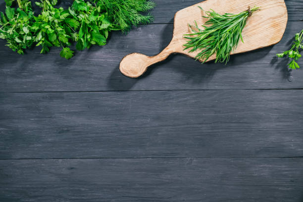 istock Fresh garden herbs for cooking 803243756