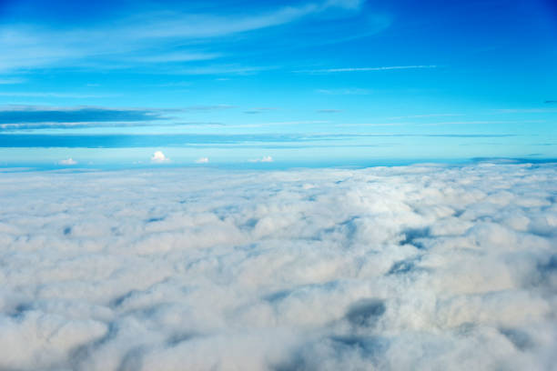 istock Aerial view of clouds and sky 803249614