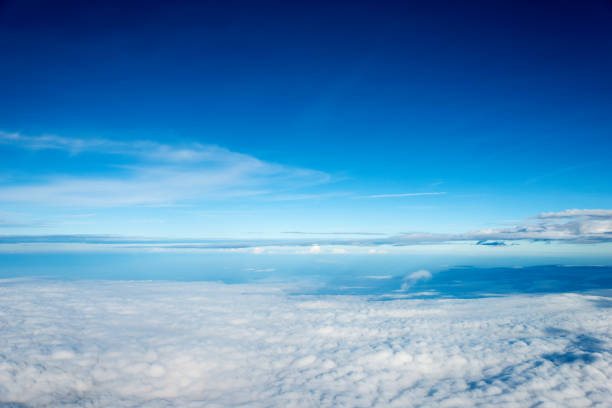 istock Aerial view of clouds and sky 803249744