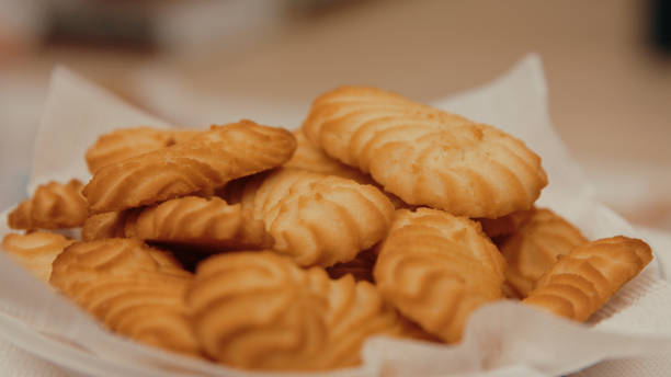 istock Plate of Crusty shortbread 803285068