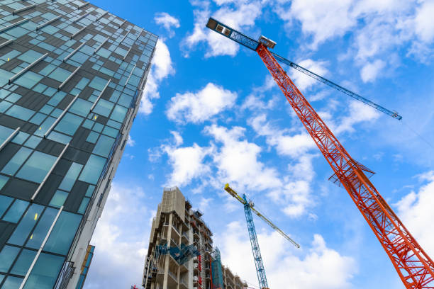 istock Construction site of a new development in north Greenwich 803295272