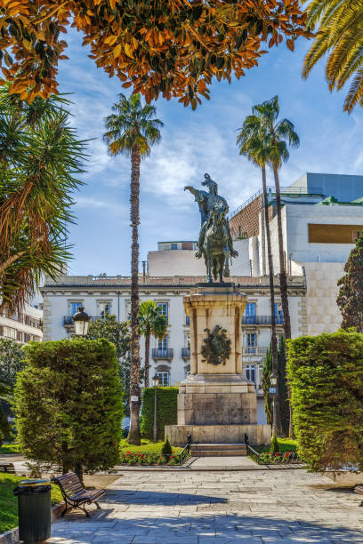 istock Equestrian Statue Of Jaime I, Valencia, Spain 803299830