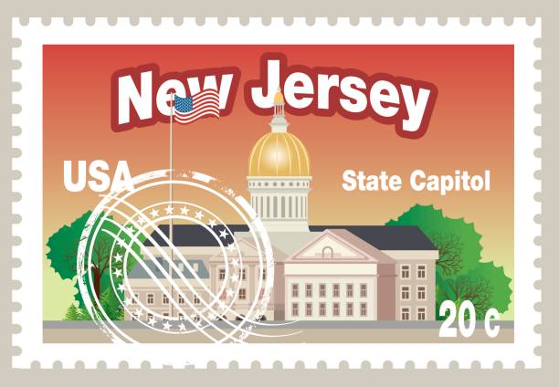 illustrations, cliparts, dessins animés et icônes de capitole de l'état du new jersey - new jersey trenton new jersey state capitol building government