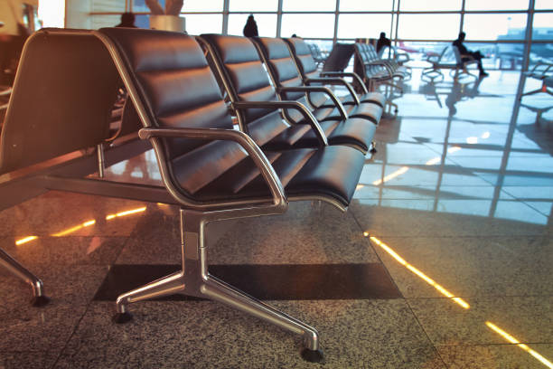 istock Passengers are waiting for a flight to plane at the airport 803312016