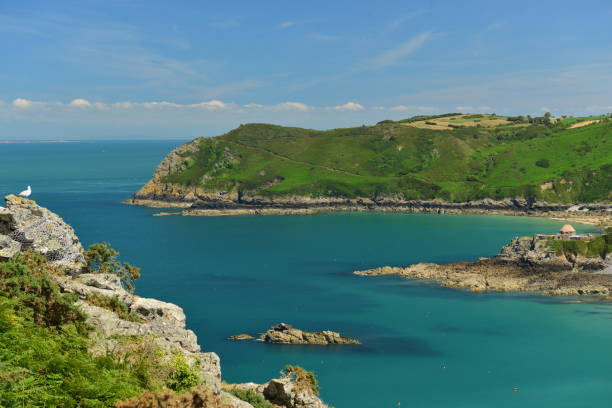 istock Good Night Bay, Jersey, U.K. 803317174