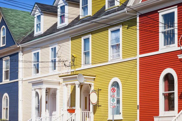 istock Typical colorful houses in St John's Newfoundland Canada 803357960