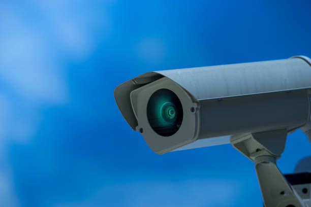 istock CCTV camera in home village 803387550